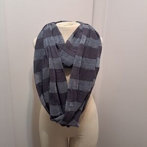3 FOR 12 SALE Ann Taylor LOFT Metallic Striped Infinity Scarf